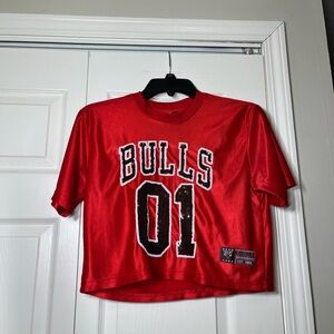 NBA Red Bulls 01 Cropped Jersey Top